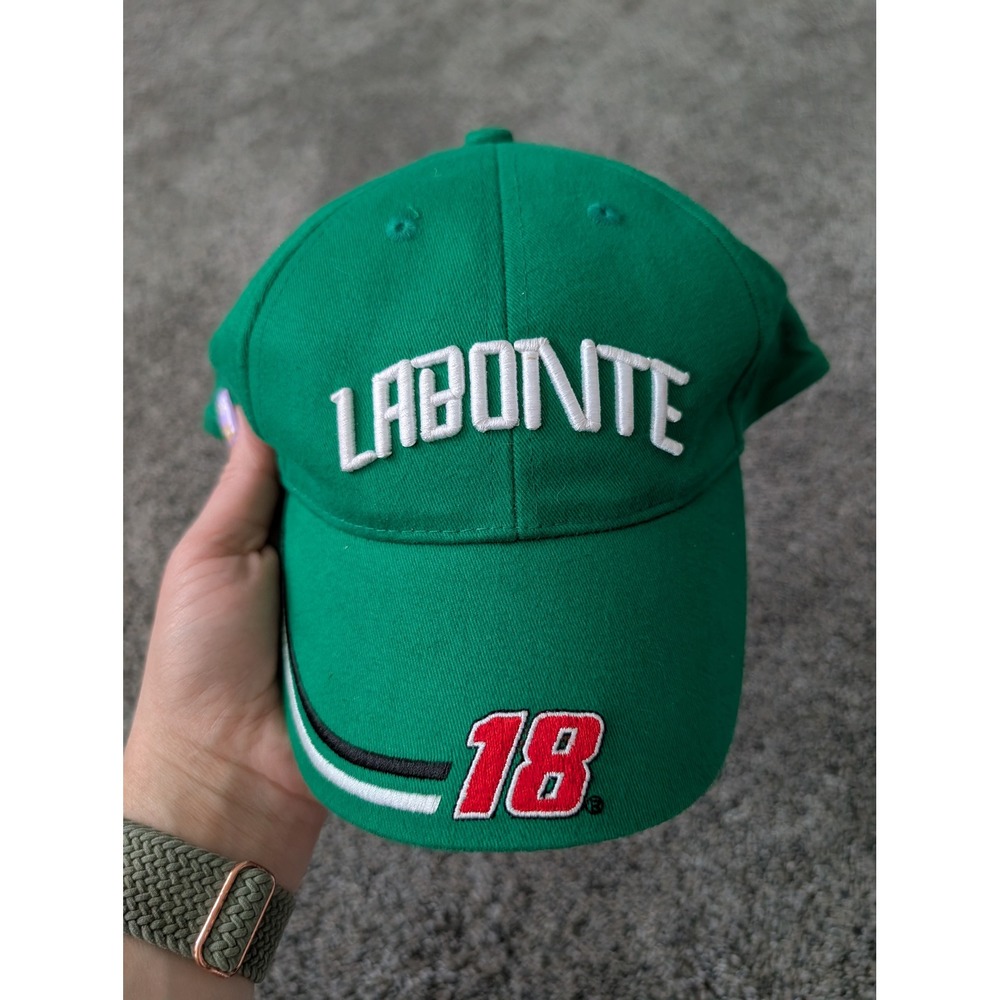 NASCAR Bobby Labonte 18 Interstate‎ Batteries Hat Green Winners Circle Vintage